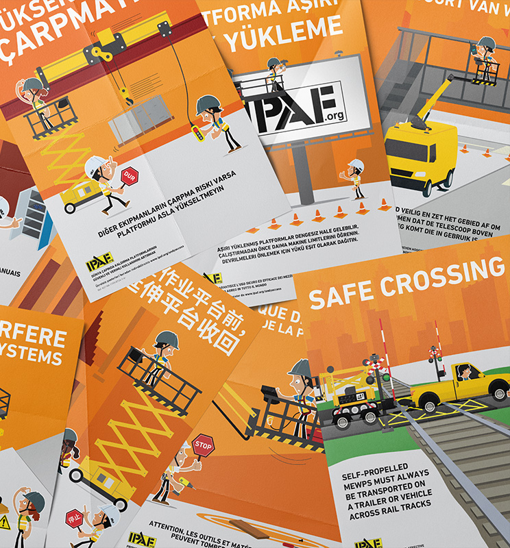 Andy Access safety posters for IPAF