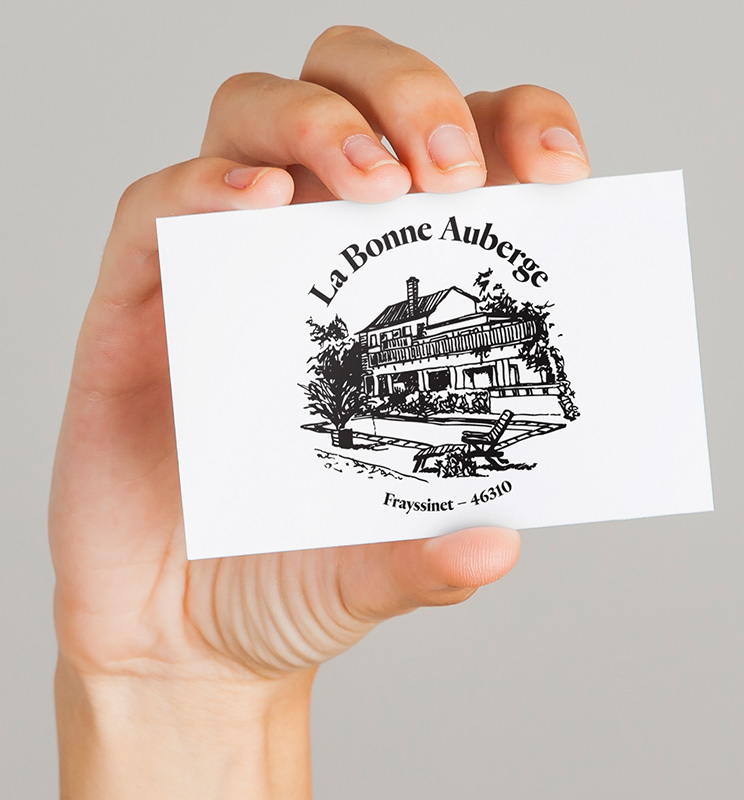 Logo design for La Bonne Auberge