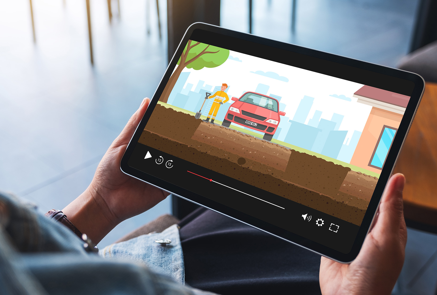 Moling Experts Graphic Animation