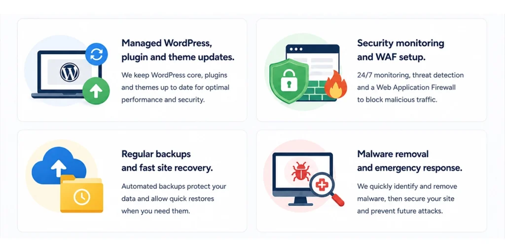 matm builds and maintains secure WordPress websites for UK businesses
