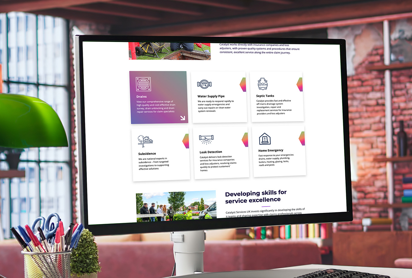 Catalyst Services UK - website