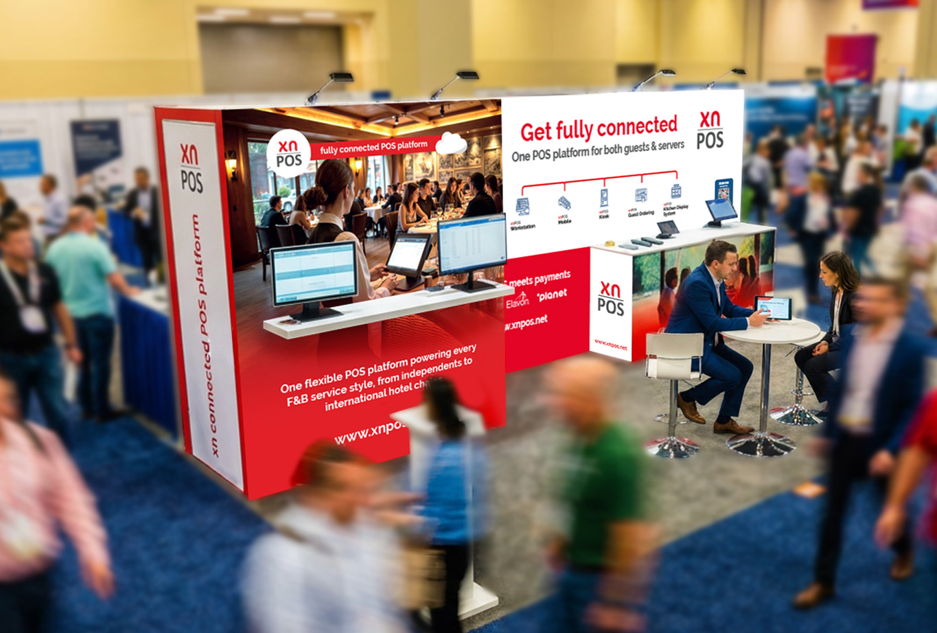 Event Stand Design for POS systems designer