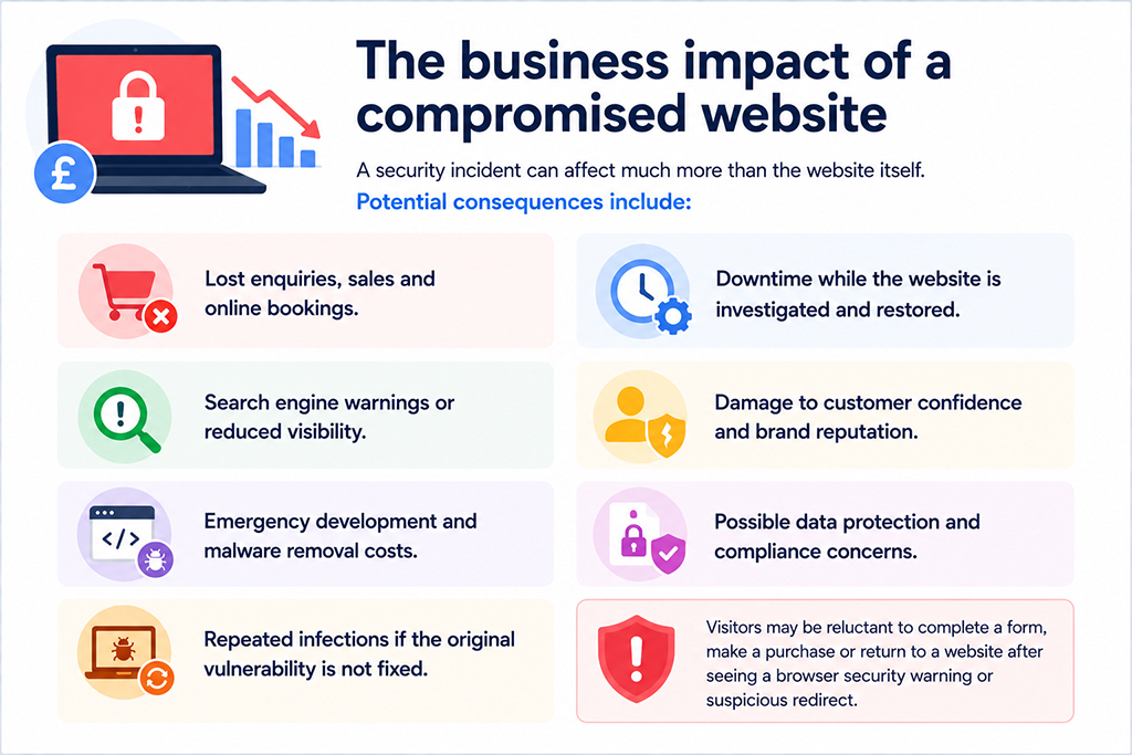 The business impact of a compromised website