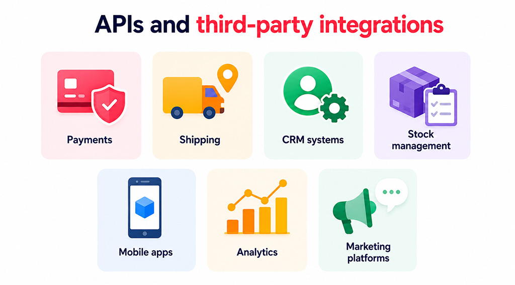 APIs and third-party integrations