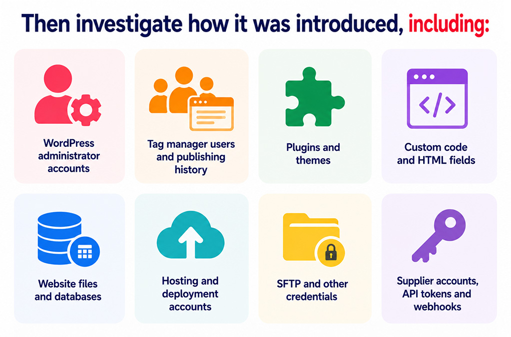 Website Introduction Investigation Checklist