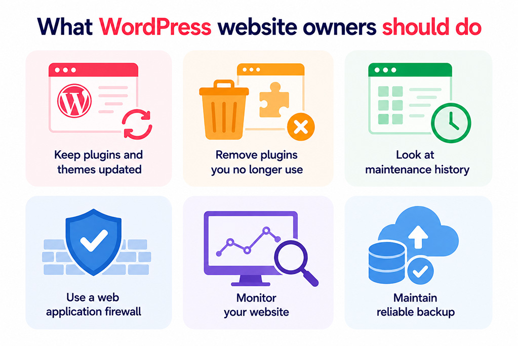 What WordPress website owners should do