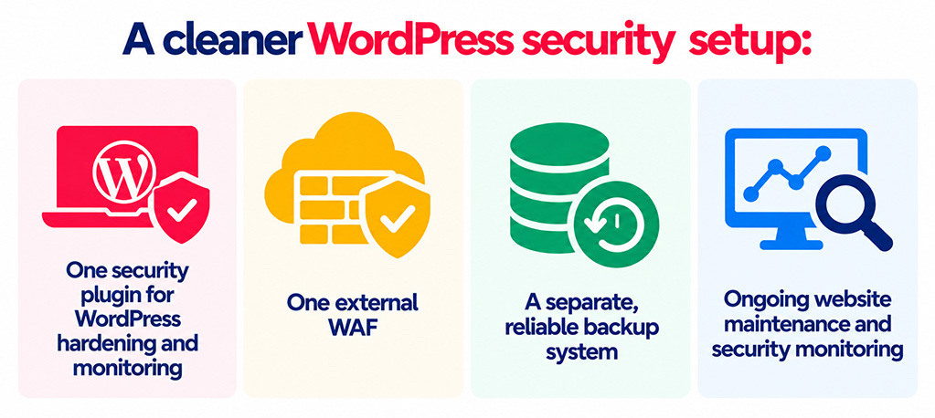 A cleaner WordPress security setup