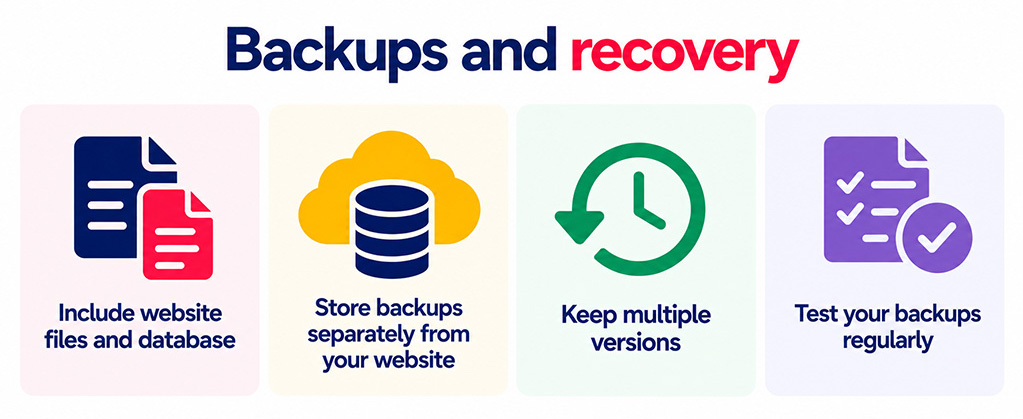 Backups and recovery