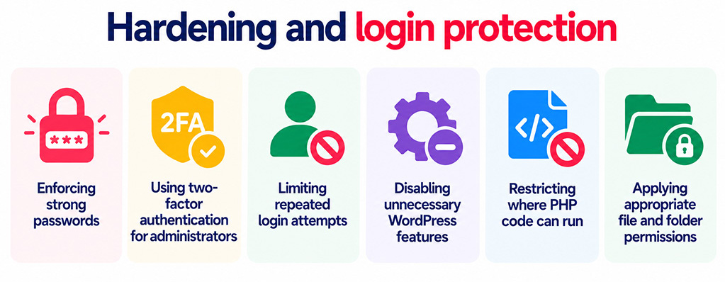 Hardening and login protection