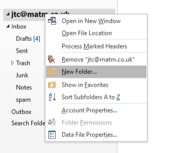 Step 1: Creating a Folder in Outlook